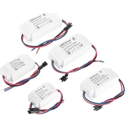 AC 85-265V LED Driver 3-24W Power Supply Constant Current Transformer Adapter Switch for LED Strip Power Supply Light Accessory