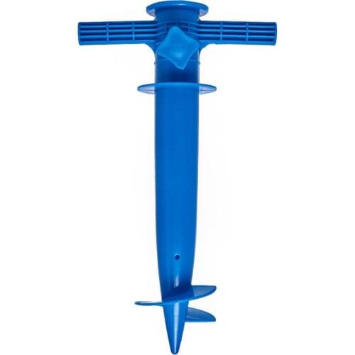 Outdoor Umbrella Base Adjustable Plastic Sun Beach Patio Umbrella Sand Ground Fixing Tools Anchor Stand Spike Auger Keep Holder