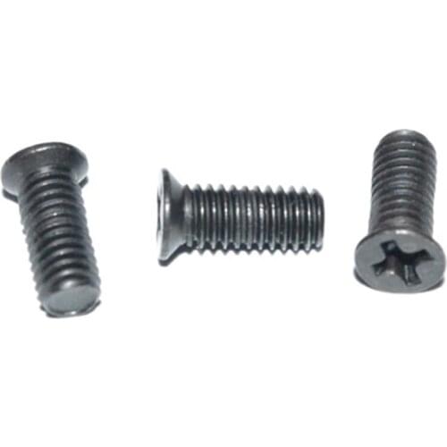 100Pcs M2.5 Black Phillips Small Countersunk Screws Cross Thin Flat Head Bolts Mechanical Screw Bolt 3mm-10mm Length