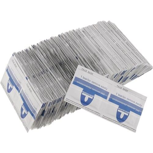 200 Pieces Nail Foil Gel Wraps Polish Remover Art Soak OFF Acetone Cleaner