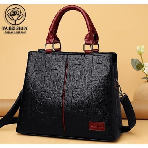 2021 High Quality Leather Casual Crossbody Shoulder Bags for Women New Luxury Purses And Handbags Women Bags Designer Totes