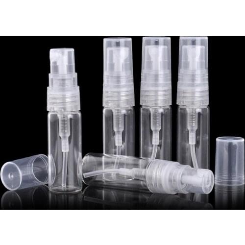 3ml 5ml Refillable Pump Spray Bottles Atomizer Mini Glass Perfume Aromatic Bottle Empty Scent Bottle LX1262