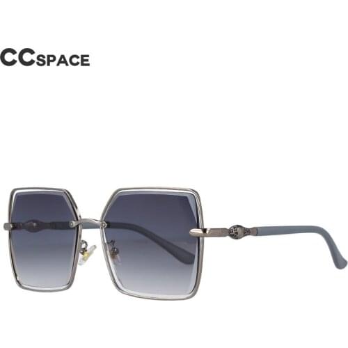 51088 Luxury Metal Square Sunglasses Brand Designer Fashion Men Women Sunshade Uv400 Retro Glasses