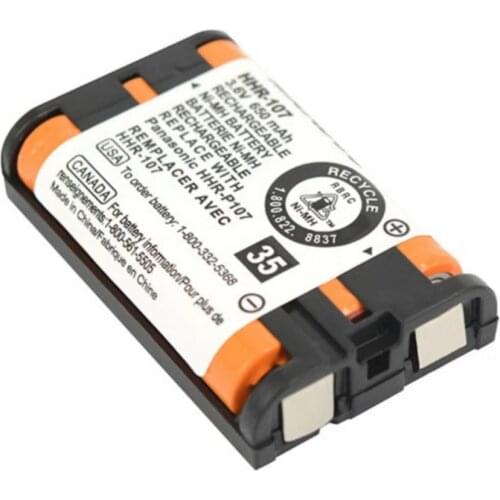 650mAh For Panasonic cordless telephone HHR-P107 sub-machine charging wireless landline 3.6V