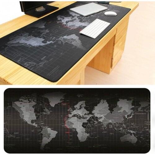 70*30 Thicken Rubber Mouse Pad Mat Old World Map Pattern Desk Mat Keyboard Pad Mat for Laptop Computer Mousepad Gaming Mouse Pad