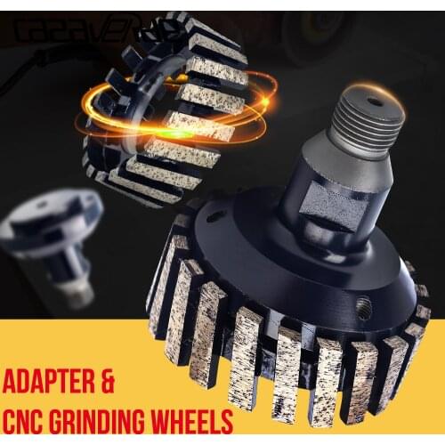 86mm CNC with arbor 1/2 Gas grinding Wheel For Router Machine Calibrating Wheel Stone Diamond Profiling Wheel