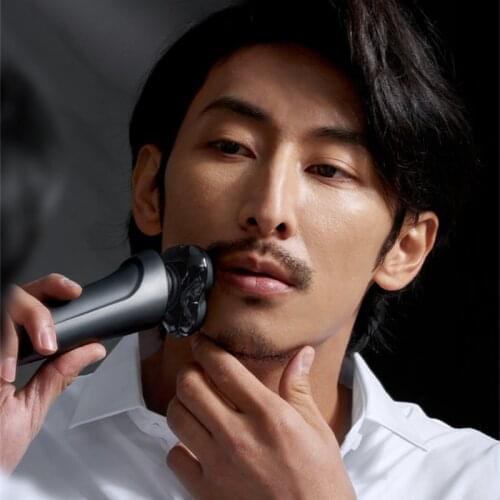 JRM0436 Electric Razor Smart Rechargeable Mens Shaver Full Body Washing Shaver IPX7 Type-C F303-BK Intelligent Travel Lock New