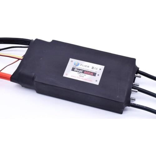 FATJAY FLIER 600A 4-22S high voltage ESC brushless speed controller with usb programming cable for RC boat