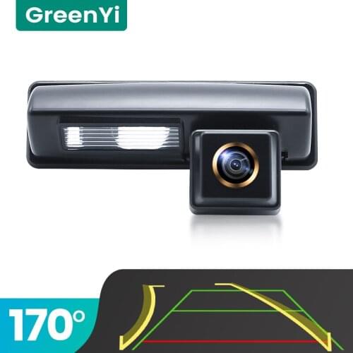 GreenYi Trajectory 170° AHD Car Rear View Camera for Toyota Camry 2007-2012 Night Vision Reverse Reversing 4 pin Vehicle Parking