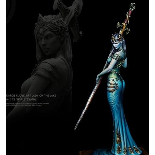 32mm Resin model kits figure beauty colorless and self-assembled A-512