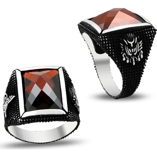 925 Silver Ottoman Style Designed Ring for Men