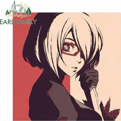 EARLFAMILY 13cm x 5.1cm for NieR Motorcycle Car Bumper Window Stickers Waterproof Scratch-proof Sticker Car Styling Decal