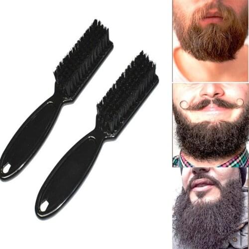 Professional Scissors Cleaning Brush Men Beard Brush Hair Remove Comb Man Hair Comb Scissors Fade Brush Barber Tool Hairdressing