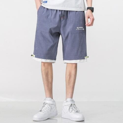 Mens Shorts Latest Summer Casual Shorts Mens Cotton Fashion Mens Shorts Bermuda Beach Shorts Large Large Size Breeches Boy