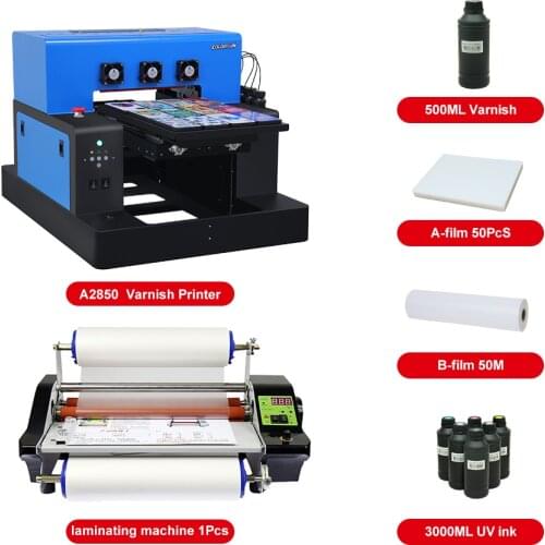 A3 UV DTF Printer for Phone case Wood Mug Cups Bottle Glass Metal UV Transfer Sticker A4UV Printing Trasnsfer Machine