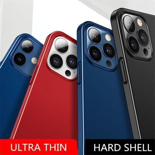 Ultra thin Scrub Hard Case For iPhone 12 12Mini 11 Pro MAX X XR XSMAX XS SE2020 7 8 6 6S Plus Shockproof Matte Protective Cover