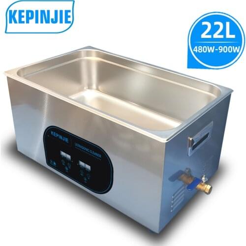 Ultrasonic Cleaner Ultrasound Washing For Test Tube Beaker Gold Silver Mould Bicycle Parts Motorcycle Engine Decontamination 22L