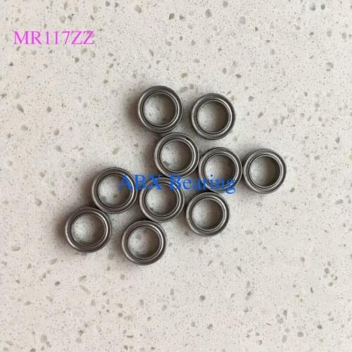 High quality 500PCS MR117ZZ L-1170 677ZZ MR117 ( Free shipping )deep groove ball bearing 7x11x3 mm miniature bearing ABEC3