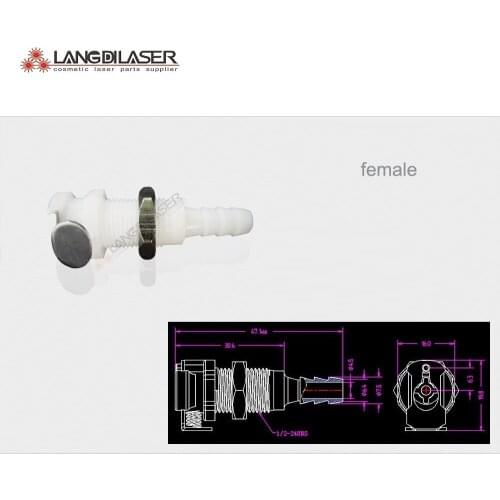1/4 inch female sps speeding plastic connector