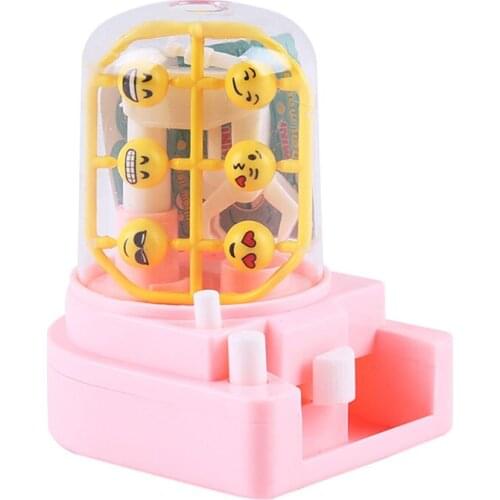 1pcs funny mini candy catcher toys for kids Manual candy catcher machine toys educational interactive famliy toys