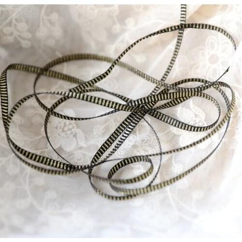 10 Meters High Quality Black Gold Lace Fabric Lace Ribbon Trim Sewing Material for Home Garment Accessories DIY