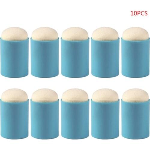 10pcs Sponge Finger Daubers Foam Painting Ink Pad Stamping Brush DIY Scrapbooking Drawing Daubers Stamping Painting Art Crafts
