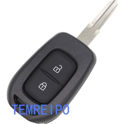 2 Buttons Replacement Car Key Fob Case for renault key fob shell