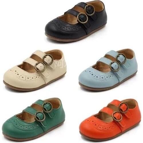 2021 Fashion Newest Summer Kids Leathers Shoes Sandals For Sweet Baby Girls Falt Whit Toddler Baby Breathable PU Out Bow Shoes
