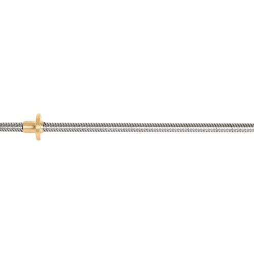 C1FB 8mm Acme threaded Rod Stainless steel Leadscrew+T8 Nut For CNC 3D printer Reprap