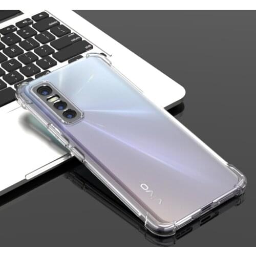 Coque Airbag Phone Case for VIVO Y73S 5G Transparent High Qualtiy Funda Shockproof Soft Thin Silicone Lens Protection Back Cover