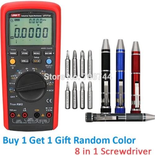 UNI-T UT171A True RMS Digital Multimeter Broadband 100kHz NCV USB Display Count 40000 Voltage/Square wave/Conductance ns signal