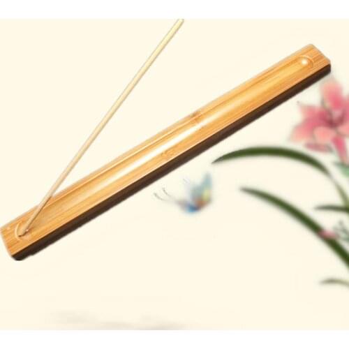 Bamboo Material Stick Incense Plate Holder Fragrant Ware Stick Incense Holder D1