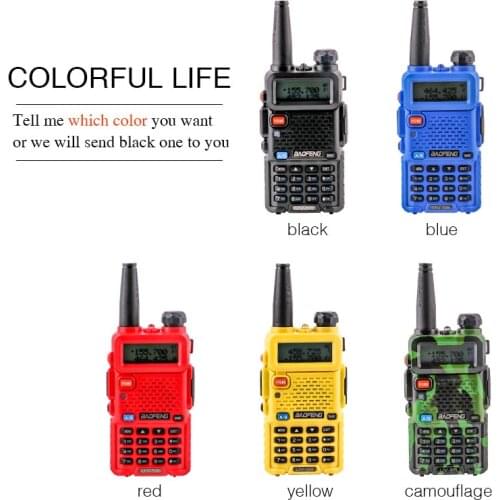 5w 128 Channel VOX DTMF Dual Band VHF UHF Radio Stations uv-5r uv5r Baofeng For Cb Two Way Radio Long Range Walkie Talkie 10km