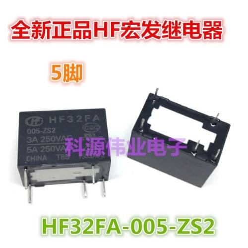HF32FA-005-ZS2 5VDC 5PIN JZC-32FA-005-ZS2