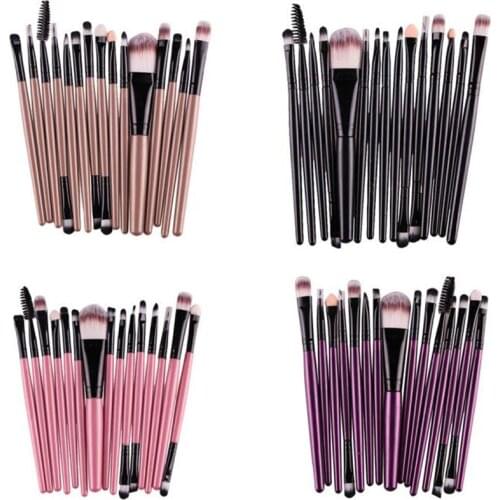 MAANGE Make Up Brushes 15 PCS Cosmetic Makeup Brush Lip Eyeshadow Foundation Brush Set Tools 2018 August8