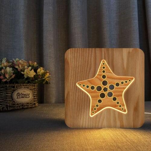 Starfish Creative LED Lamp Decorative Table Lamp Night Light bed room decoration
