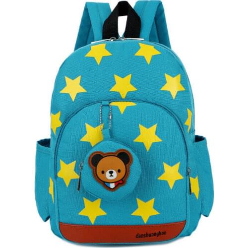 Hot Selling Children Backpacks Kids Kindergarten School Bags Backpacks Baby Boys Girls Nursery Toddler Cute Rucksack 4 Colors
