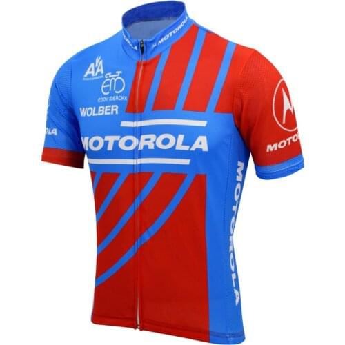 Motorola cycling jersey men classic summer racing cycling clothing short sleeve mtb bike wear jersey maillot ciclismo