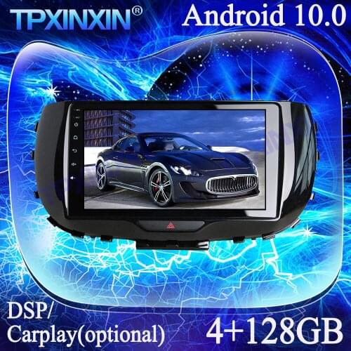 For Kia Soul 2020 Android 10 PX6 4G+128G Carplay Multimedia Player Stereo WiFi Tape Recorder GPS Navigation Auto Radio Head Unit