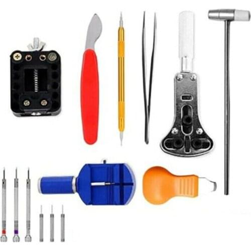 Watch Repair Tool Kit Case Opener Link Remover Spring Bar Tool - Carrying Case
