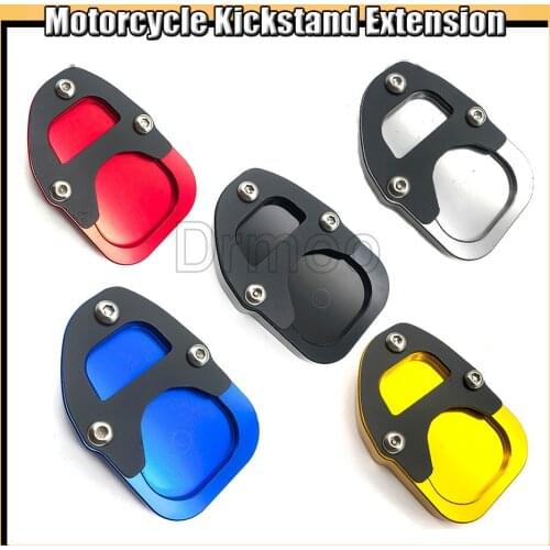 New Motorcycle Accessories CNC Side Stand Enlarge Plate Kickstand Extension For BMW R NINE T 2017-2018
