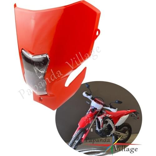 12V Headlight Redmoto Enduro Racing Head Lighting E13 EMARK for Honda CRF 100F 250R 250X 450R 450L RX L F 230F XR650R