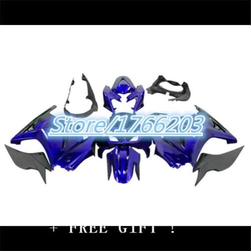 First-class blue black Fairing for KAWASAKI Ninja ZX250R 08-12 ZX-250R 2008-2012 ZX 250R EX250 08 09 10 11 12 2008 2012