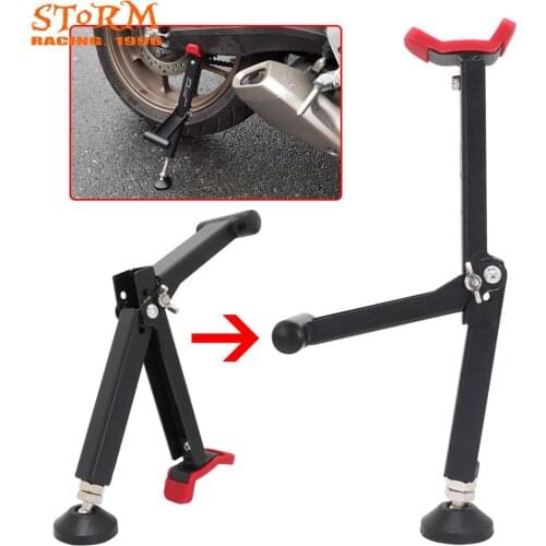 Motorcycle Adjustable Wheel Support Side Stands Stand Rear Frame Bike Stand Swingarm Lift For Universal Dirt Bike Repairing Tool