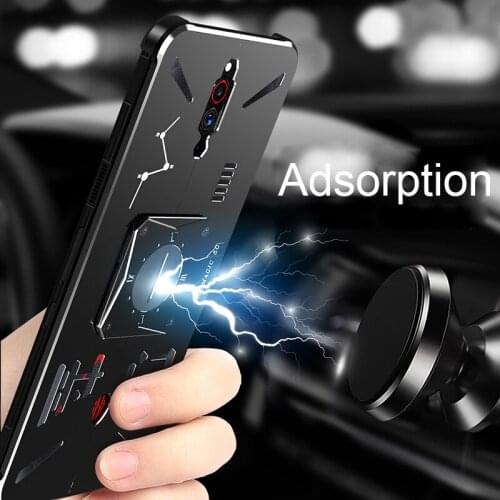 Shockproof Metal Armor Phone Case For Nubia Red Magic 5g Case Aluminum Red Magic 5g Cover Coque For Zte Nubia Red Magic 5g Funda