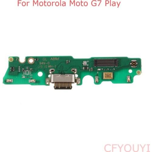 USB Charger Dock Connector Charging Port Flex Cable Replace Part For Motorola Moto G7 Play
