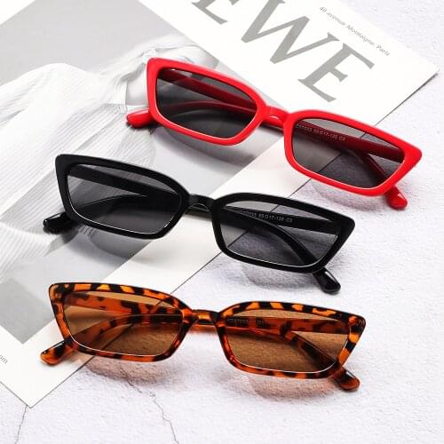 1PC Vintage Cat Eye Sunglasses Fashion Small Frame UV400 Sun Shades Glasses Street Eyewear Cycling Driving Sunglass For Women