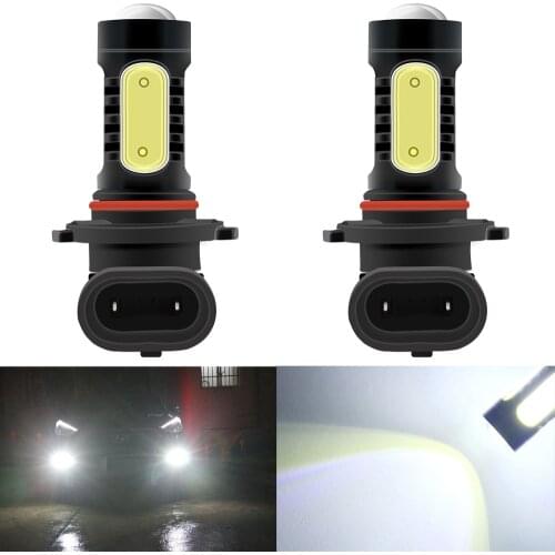 1pcs H11 LED H8 9005 HB3 9006 HB4 Car Fog Light DRL Auto Fog Lamp 7.5w 5000k Driving Replacement Daytime Running Light WHITE 12V