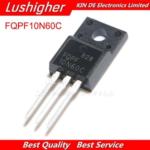 10PCS FQPF2N60C FQPF4N60C FQPF5N60C 2N60C FQPF7N60C FQPF8N60C FQPF10N60C FQPF20N60C LM317T IRF3205 Transistor TO-220F TO220F
