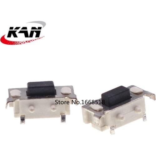 100Pcs 3*6mm SMD Tact light touch switch 2 pin side button Micro button 3*6*3.5mm